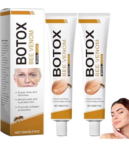 Amazon.com : ZXZTSM 2 Pcs BotoxBee Venom Cream, Anti-Aging,Wrinkle
